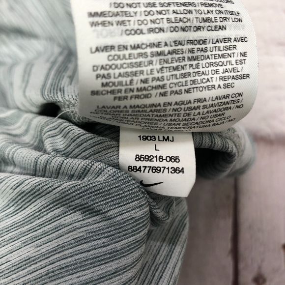 Nike Pro Dri Fit Men Athletic Training T-Shirt Tee Size Large Gray M113 -2 - Picture 8 of 15